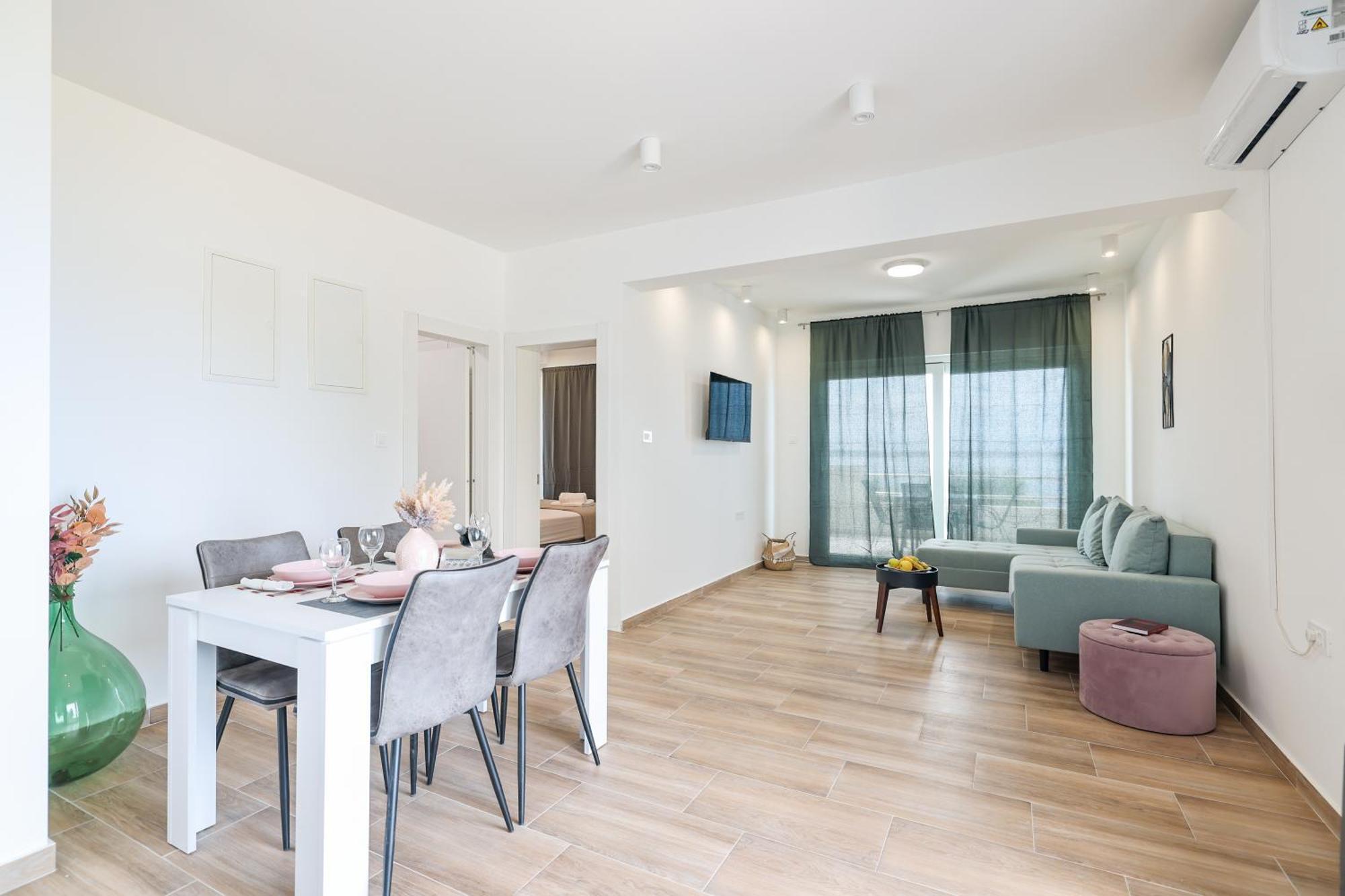 Beachfront Apartments Tic With Seaview Miletici Extérieur photo